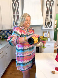 Harper Long Sleeve Dress | Arendell Abstract