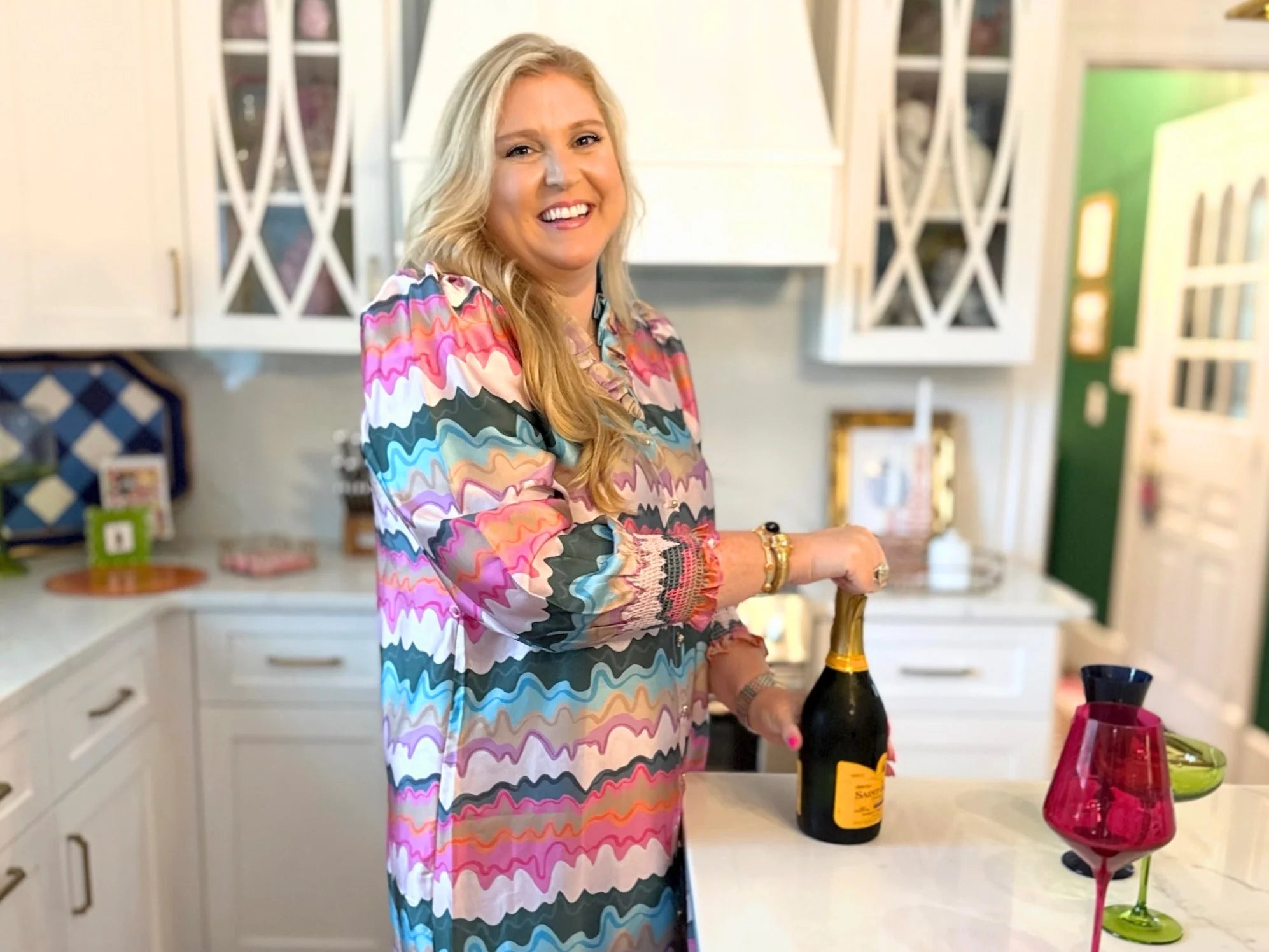 Harper Long Sleeve Dress | Arendell Abstract