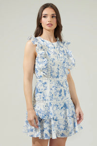 Tuti Floral Dot Crochet Dress