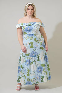 Sloane Off-Shoulder Midi Dress