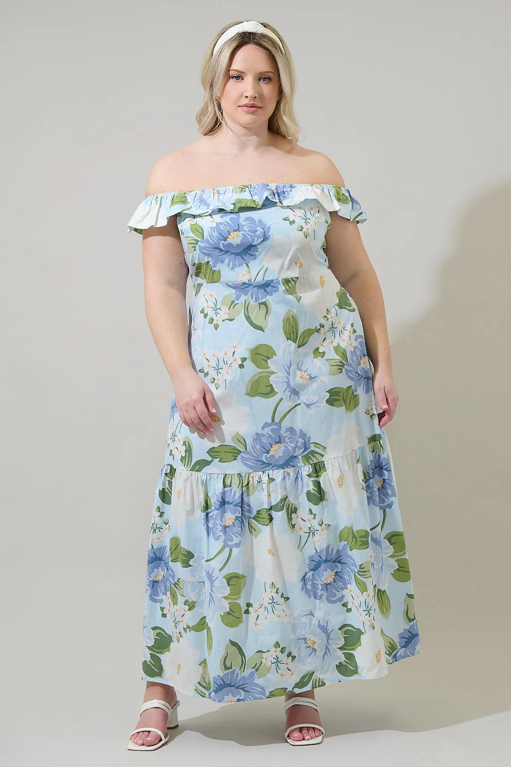 Sloane Off-Shoulder Midi Dress