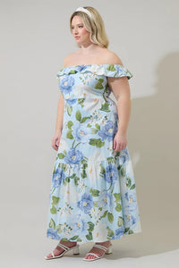 Sloane Off-Shoulder Midi Dress
