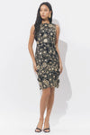 Lucille 3D Lace Shift Dress