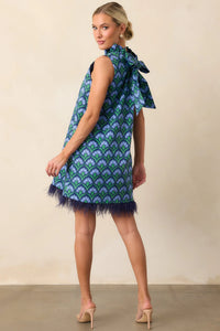 Carlisle Geometric Feather Dress