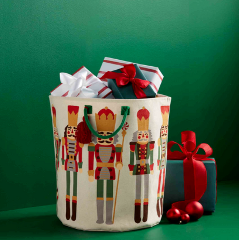 Oversized Nutcracker Gift Tote