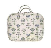 Provence Cosmetic Case with Green Pinstripe Liner