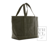 Olive Coated Tote