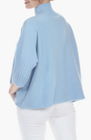 Super-soft Mock Neck Sweater - Ice Blue