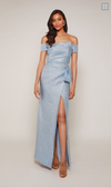 French Blue One Shoulder Gown - AP-27639