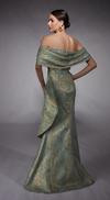 Sea & Gold Gown - AP-27750 -