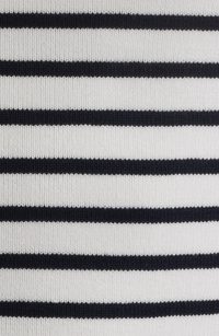 Stripe Stitch Epaulets Minidress