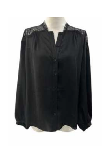 Black Monet Blouse