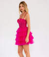 Fuchsia Madrid Dress | J-JT923S