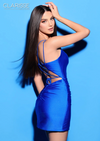 Electric Blue Jersey Dress | CL-30246