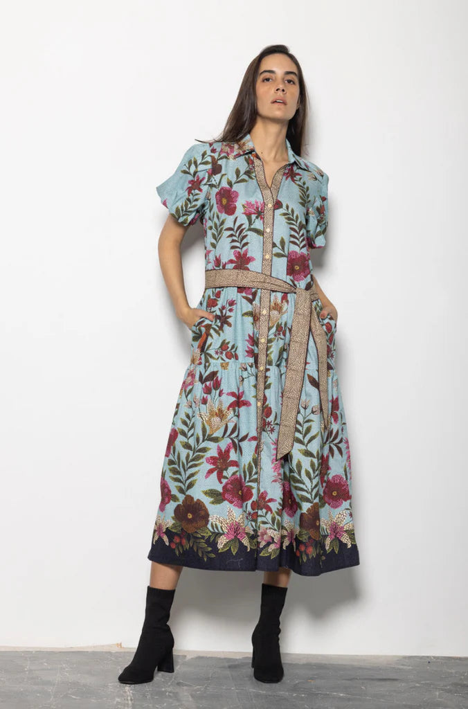 Della Opal Mosiac Dress