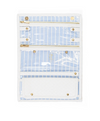 Luxe Jewelry Wallet in Blanc