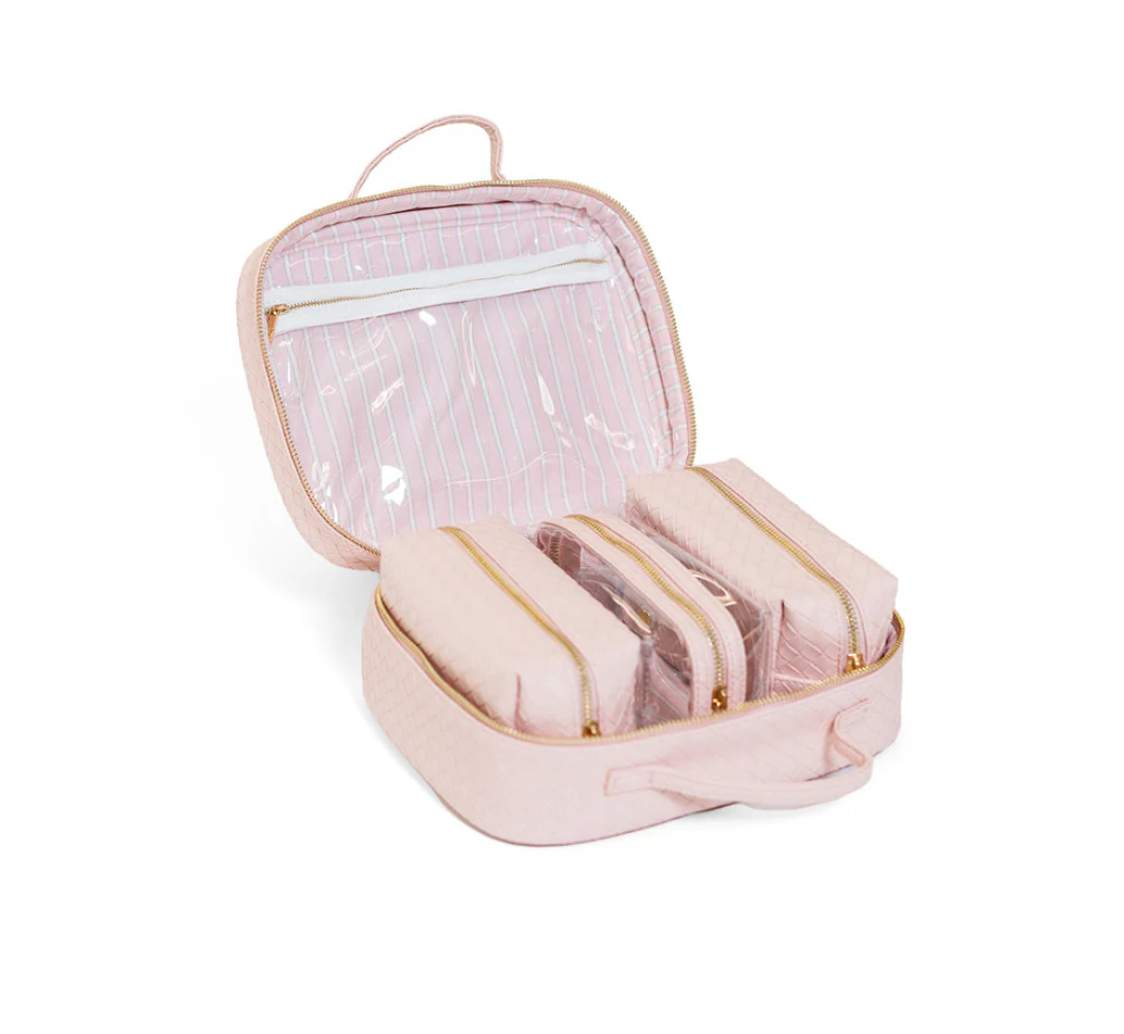 Woven Shell Cosmetic Case