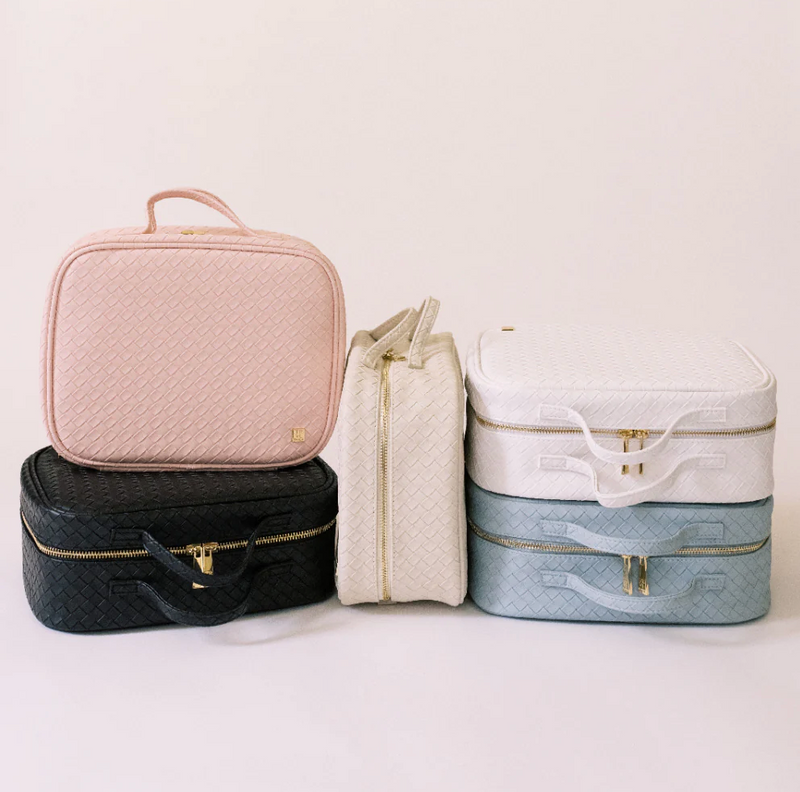 Woven Shell Cosmetic Case
