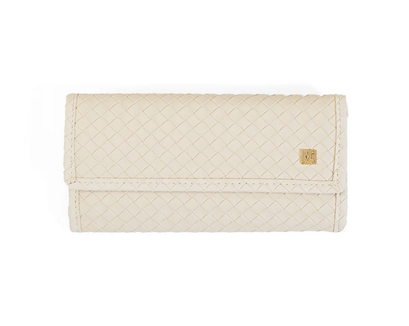 Woven Sand Jewelry Wallet