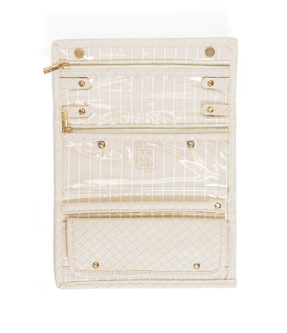 Woven Sand Jewelry Wallet