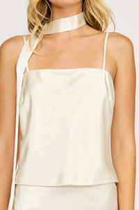 Cyra Tie Neck Blouse