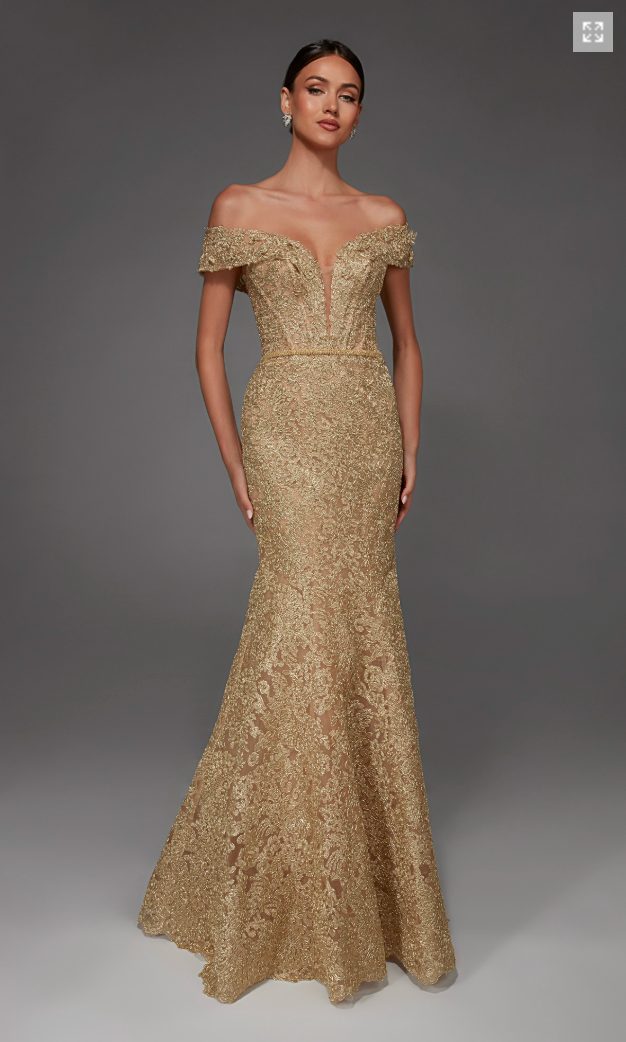 Alyce Paris 55007 | Antique Gold