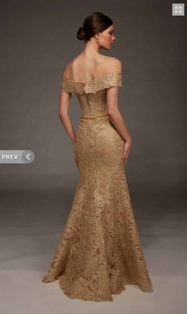Alyce Paris 55007 | Antique Gold