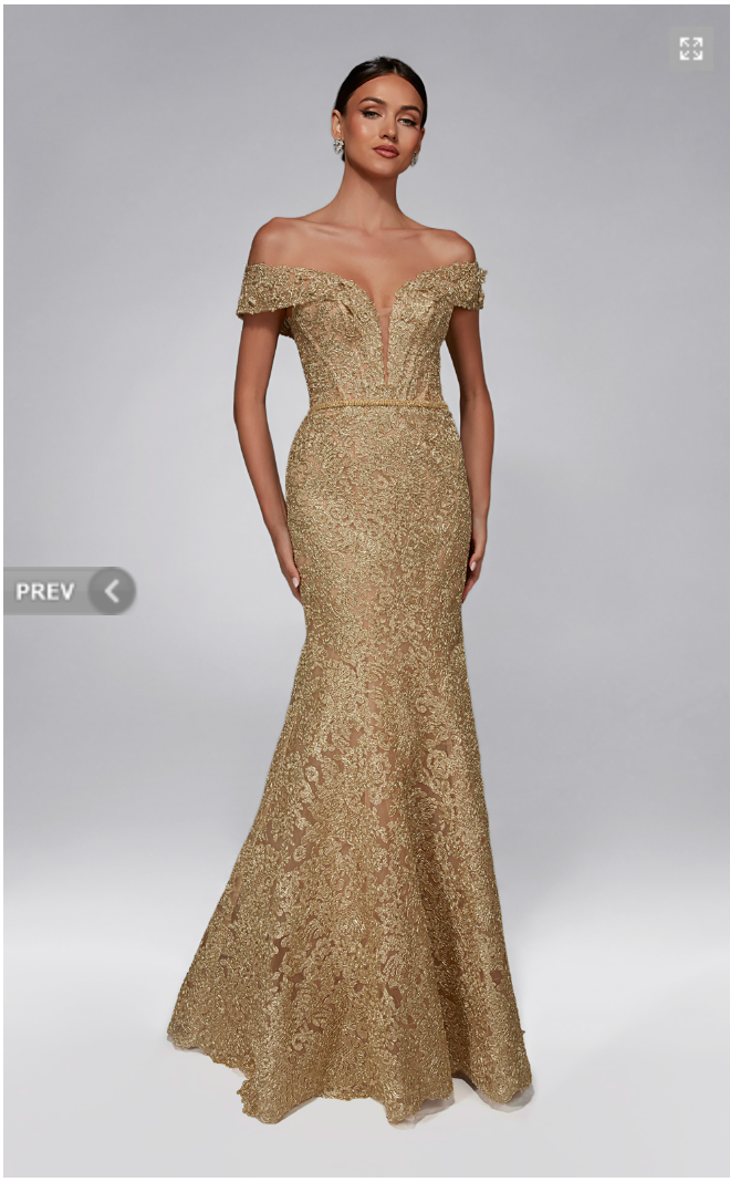Alyce Paris 55007 | Antique Gold