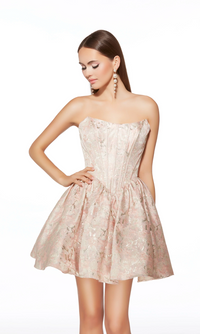 Jacquard Casablanca Cocktail Dress | AP-30007