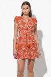 Selina Embroidered Cap Sleeve Dress