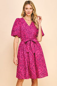 Paisley Print Dress