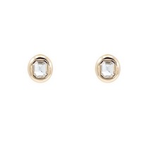 Zad Gold & Clear Earrings