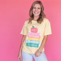 Affirmations Book Stack Tee