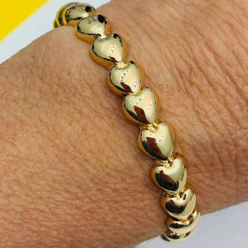 Gold Heart Bracelet