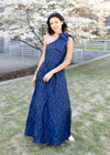 Caroline Gown - Navy Cloud Organza