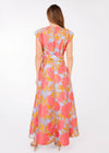 Olivia Coral Organza Gown