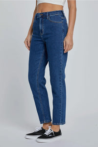 High Rise Dark Wash Jean