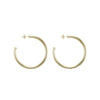 Petite Everybody's Favorite Hoops - Brushed Gold