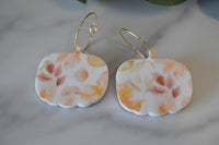 Pumpkin Leaf Earrings