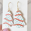 Christmas Tree Cake Earrings