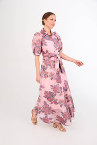 Pink Peony Charlotte Gown