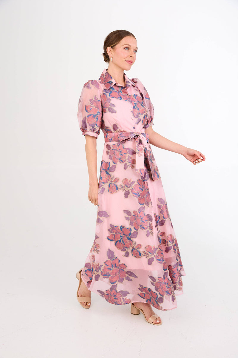 Pink Peony Charlotte Gown