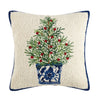 Holiday Chinoiserie Tree Hook Pillow