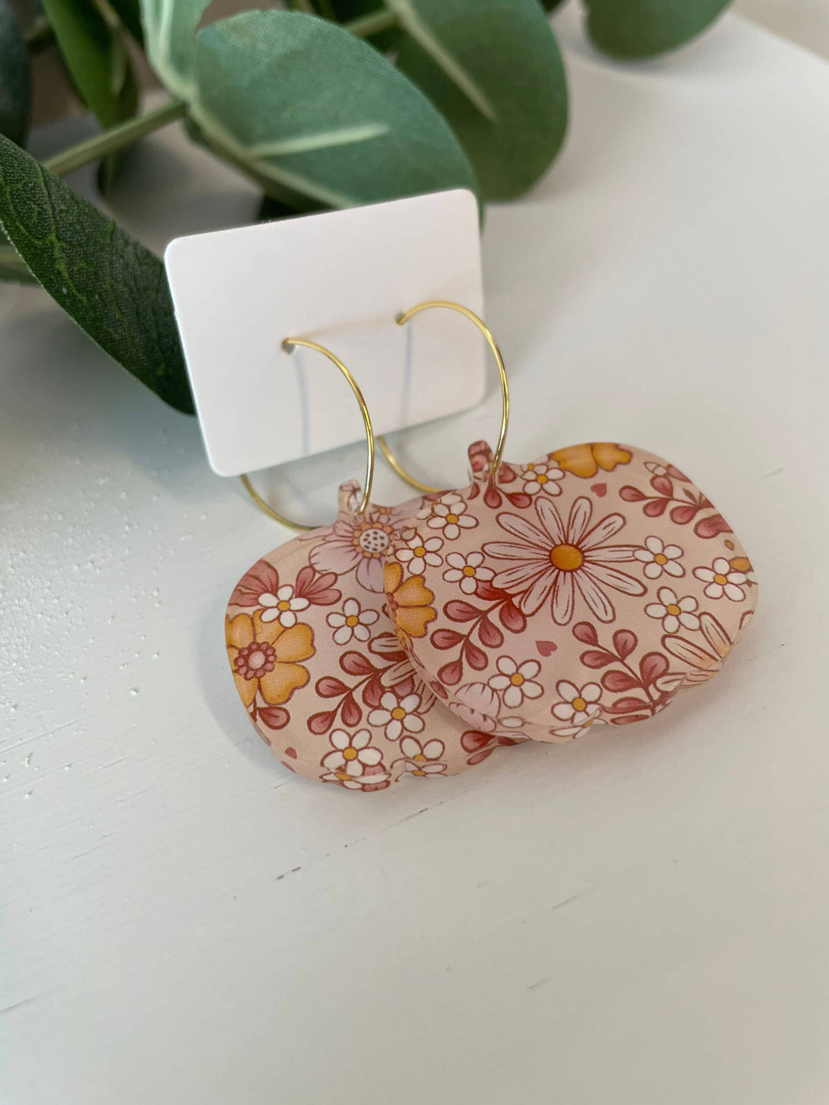 Retro Pumpkin Earrings