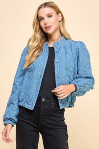 Denim Quilted Jacket