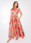 Olivia Coral Organza Gown