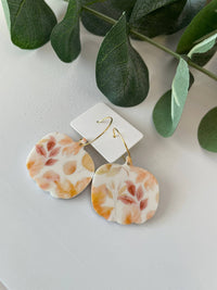 Pumpkin Leaf Earrings