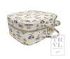 Provence Cosmetic Case with Green Pinstripe Liner