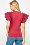 Butterfly Kisses Flutter Sleeve Top