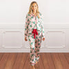 Mistletoast Satin Pant Pj Set